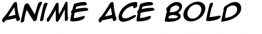 Anime Ace Bold Font