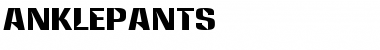 Anklepants Regular Font