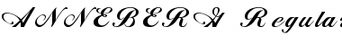 ANNEBERG Regular Font