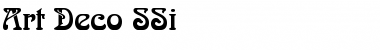 Art Deco SSi Regular Font