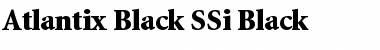 Download Atlantix Black SSi Font