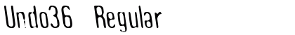 Undo36 Regular preview