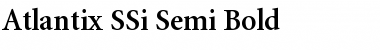 Atlantix SSi Semi Bold Font