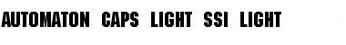 Automaton Caps Light SSi Light Font