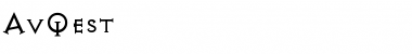 AvQest Regular Font