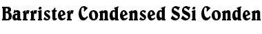 Barrister Condensed SSi Font