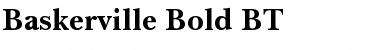 Baskerville Bold Font