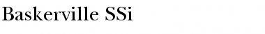 Baskerville SSi Regular Font