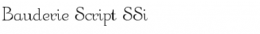 Bauderie Script SSi Regular Font