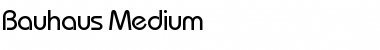 Bauhaus-Medium Regular Font