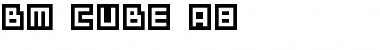 BM cube A8 Font