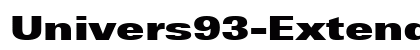 Univers93-ExtendedExtraBlack Extra Black preview