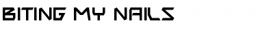 Download Biting My Nails Font