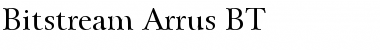 Arrus BT Roman Font