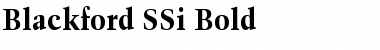 Download Blackford SSi Font