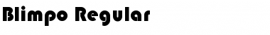 Blimpo Regular Font