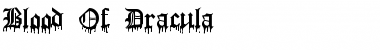 Download Blood Of Dracula Font