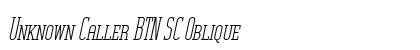 Unknown Caller BTN SC Oblique Preview