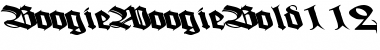 BoogieWoogieBold112 Bold Font