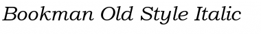 Bookman Old Style Italic Font