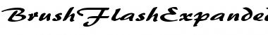 Download BrushFlashExpanded Font