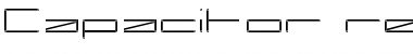 Download Capacitor Font Download Capacitor Font