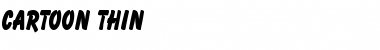 Download Cartoon Thin Font Download Cartoon Thin Font