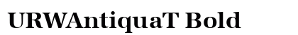 URWAntiquaT Bold Preview