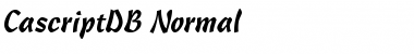 Download CascriptDB Font Download CascriptDB Font