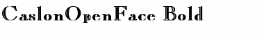 CaslonOpenFace Bold Font