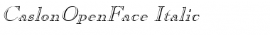 CaslonOpenFace Italic Font