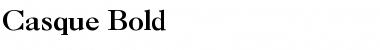 Casque Bold Font Casque Bold Font