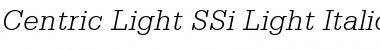Download Centric Light SSi Font Download Centric Light SSi Font