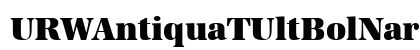 URWAntiquaTUltBolNar Regular preview