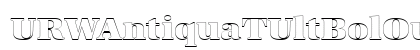 URWAntiquaTUltBolOu1 Regular preview