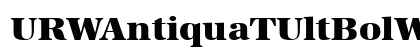 URWAntiquaTUltBolWid Regular preview