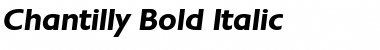 Chantilly Bold Italic Font