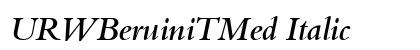 URWBeruiniTMed Italic preview