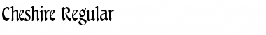Download Cheshire Font