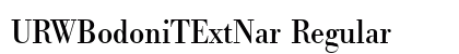 URWBodoniTExtNar Regular Preview