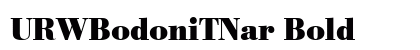 URWBodoniTNar Bold preview