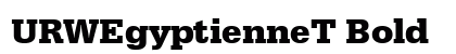 URWEgyptienneT Bold preview