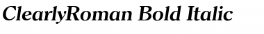 Download ClearlyRoman Font