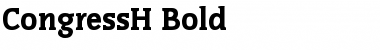 CongressH Bold Font