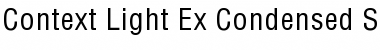 Context Light Ex-Condensed SSi Normal Font