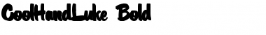 CoolHandLuke Bold Font