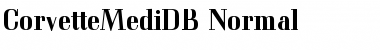 CorvetteMediDB Normal Font