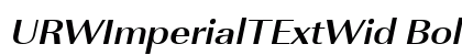 URWImperialTExtWid Bold Oblique Preview