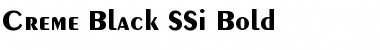 Download Creme Black SSi Font