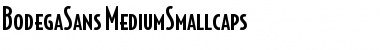 BodegaSansMediumSmallcaps Regular Font